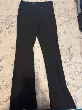Black Boot-Cut Dress Pants - Classic Work-to-Evening Style